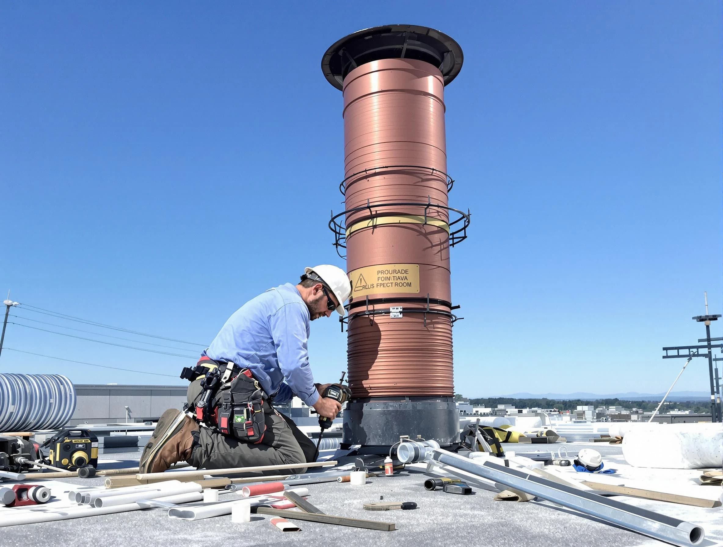 Installed chimney liner by North Valley Chimney Sweep in North Valley, NM