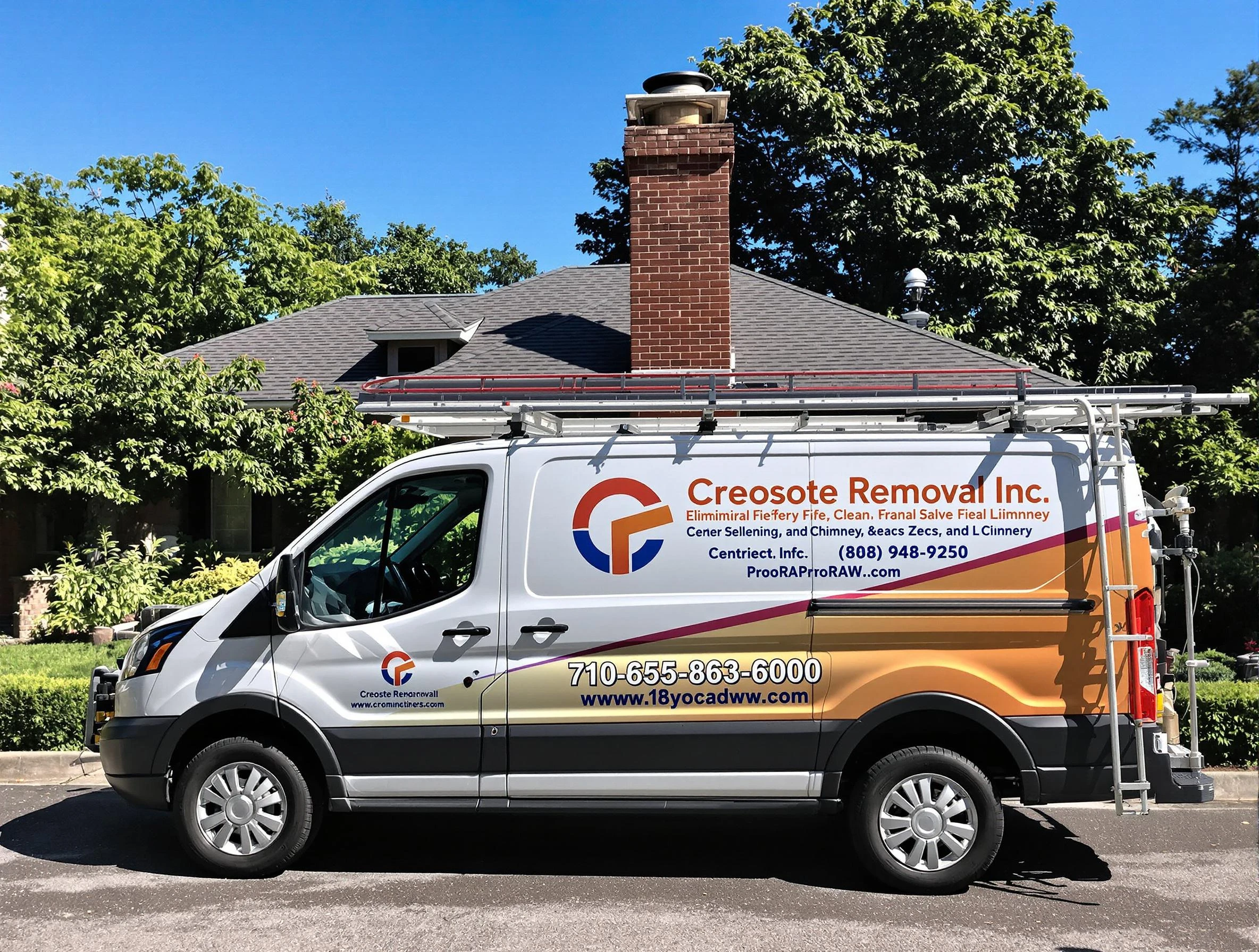 North Valley Chimney Sweep technician removing creosote safely in North Valley, NM